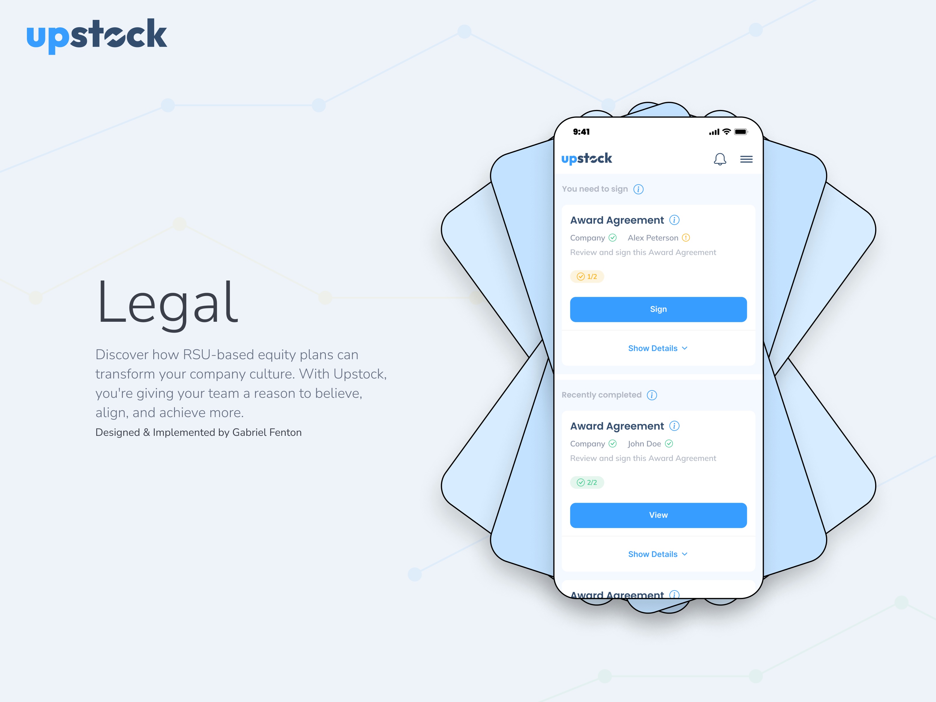 Upstock Legal Information